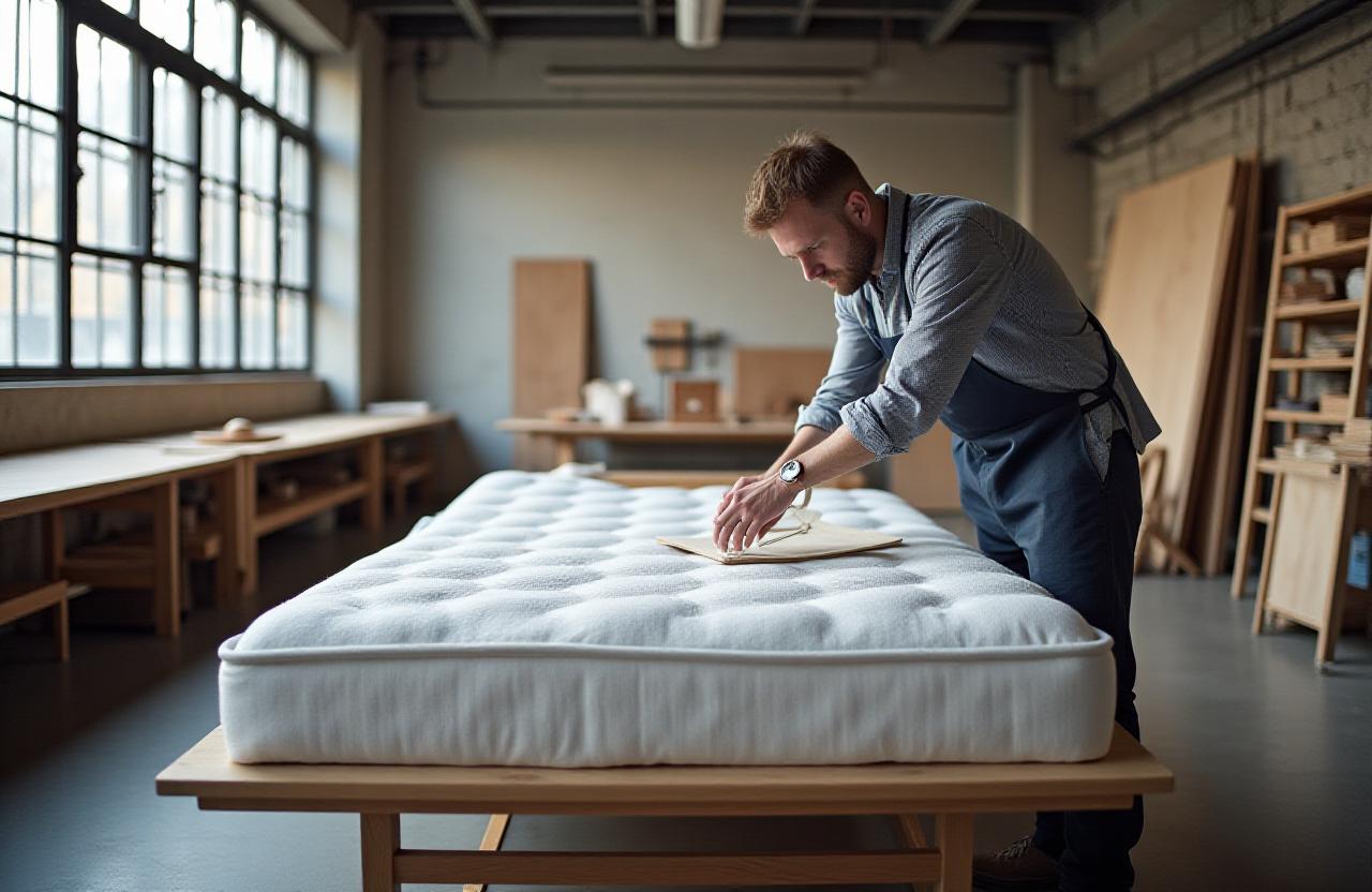 Luxury artisans crafting bedding in Sandwell